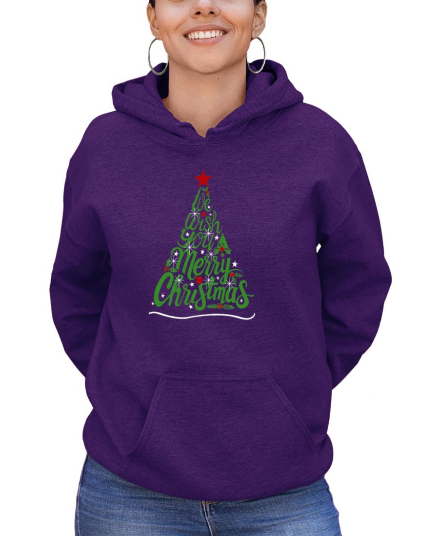 

Женская толстовка с длинными рукавами Мы желаем вам счастливого Рождества с надписью We Wish You A Merry Christmas LA Pop Art, Purple, Фиолетовый, Женская толстовка с длинными рукавами Мы желаем вам счастливого Рождества с надписью We Wish You A Merry Chr