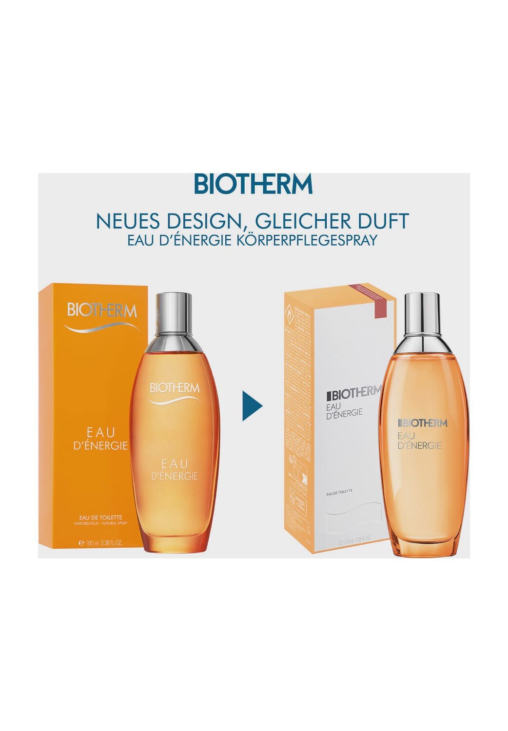 Энергетическая вода, Туалетная вода 100ml BIOTHERM — фото 4