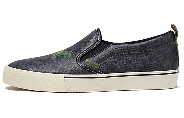 

Кроссовки COACH Skateboard Shoes Men Low-Top Black, Серый, Кроссовки COACH Skateboard Shoes Men Low-Top Black