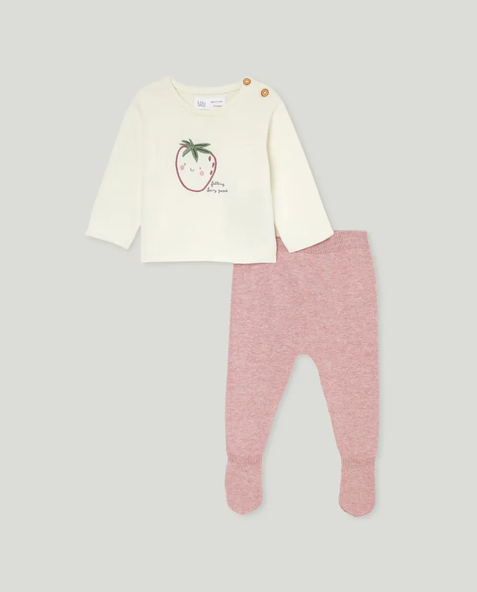

Трикотажный комплект Baby El Corte Inglés, цвет Rosa