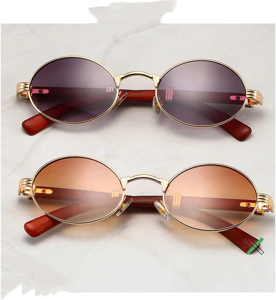 

Металлические солнцезащитные очки с плавным переходом цвета, круглые, женские, панк, мужские, для занятий спортом на открытом воздухе, бега и езды UYPTK, Blue Pink