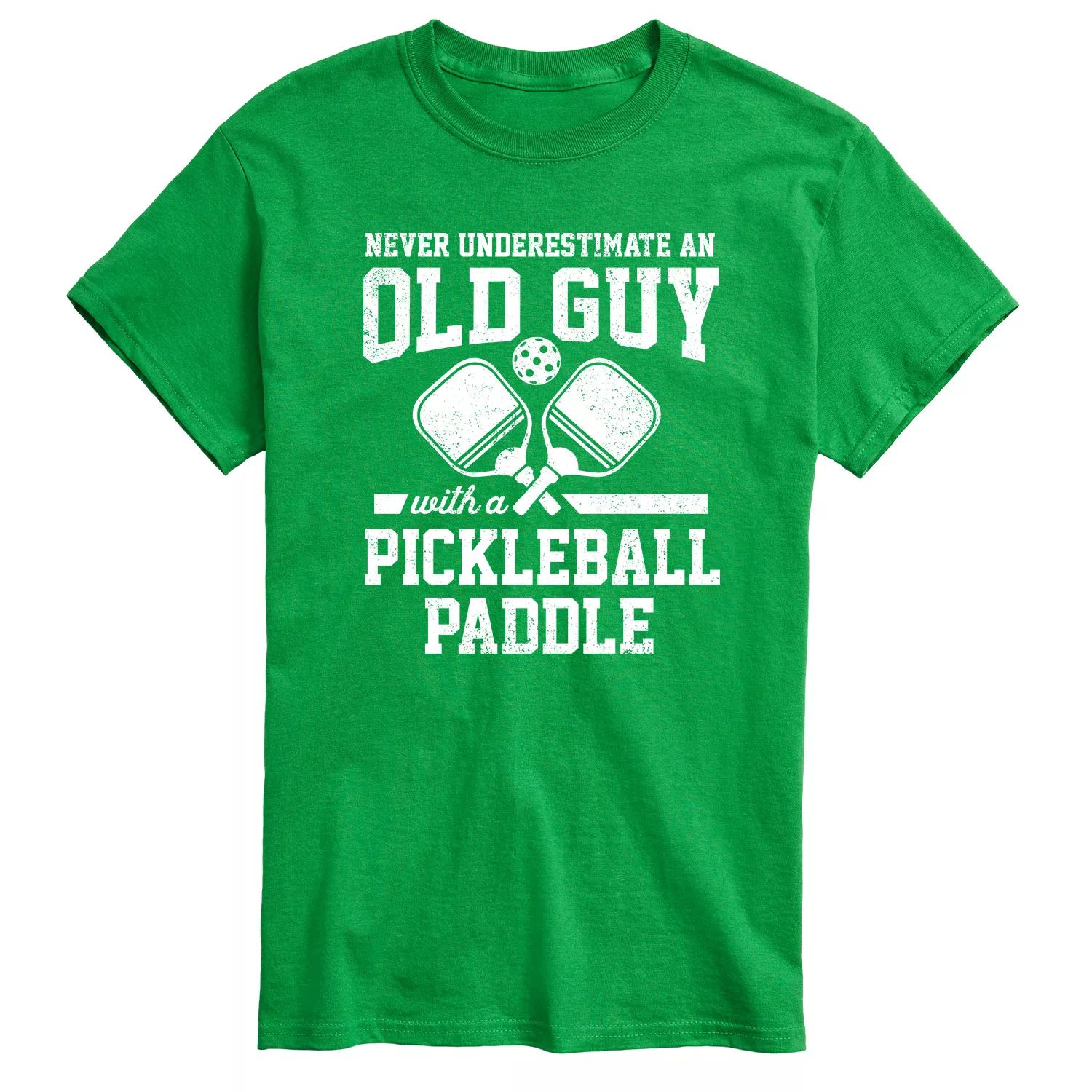 

Футболка Big & Tall Old Guy Pickleball Licensed Character, зеленый