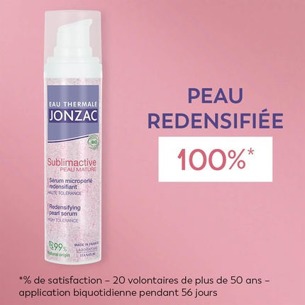 Eau De Jonzac Sublimactive Mature Skin Redensifying Pearl Serum Organic 40 мл Eau Thermale Jonzac — фото 3