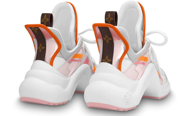 Кроссовки lv archlight sports shoes white/orange Louis Vuitton, белый — фото 4