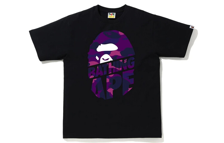 

Футболка Ape Head Series для мужчин A Bathing Ape, черный/синий