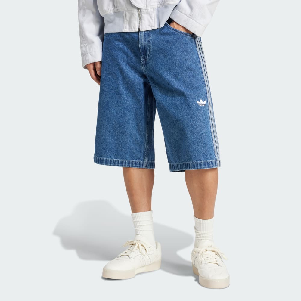 

Шорты Adidas Adicolor Denim Firebird Shorts, цвет Medium Blue Denim