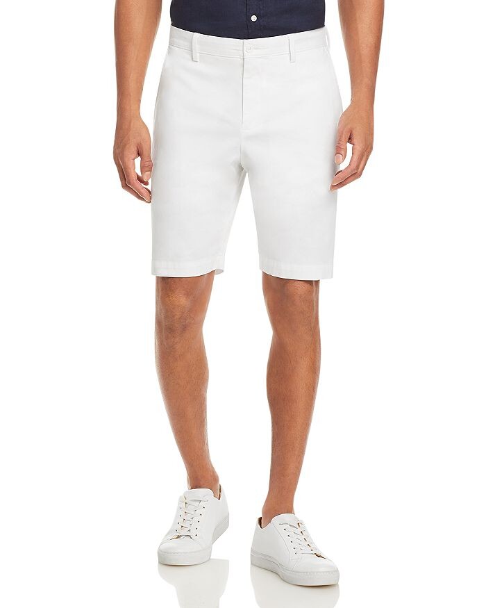 

Шорты Twill Regular Fit The Men's Store at Bloomingdale's, белый
