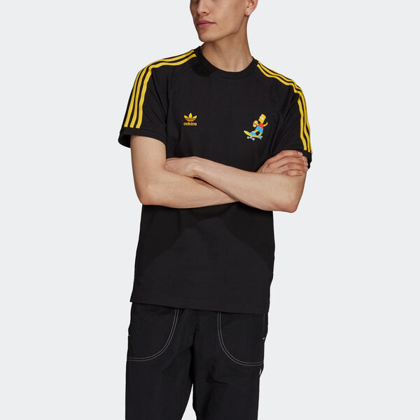 Футболка оригиналы x мужчины симпсоны Adidas, черный — фото 2
