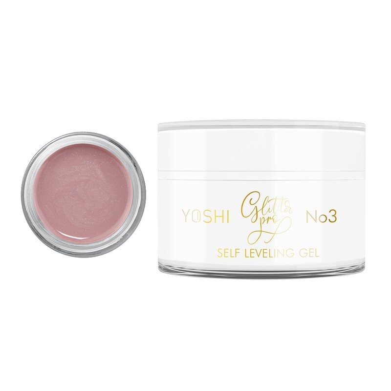 

Самовыравнивающийся гель Yoshi Glitter Pro №3. 50мл