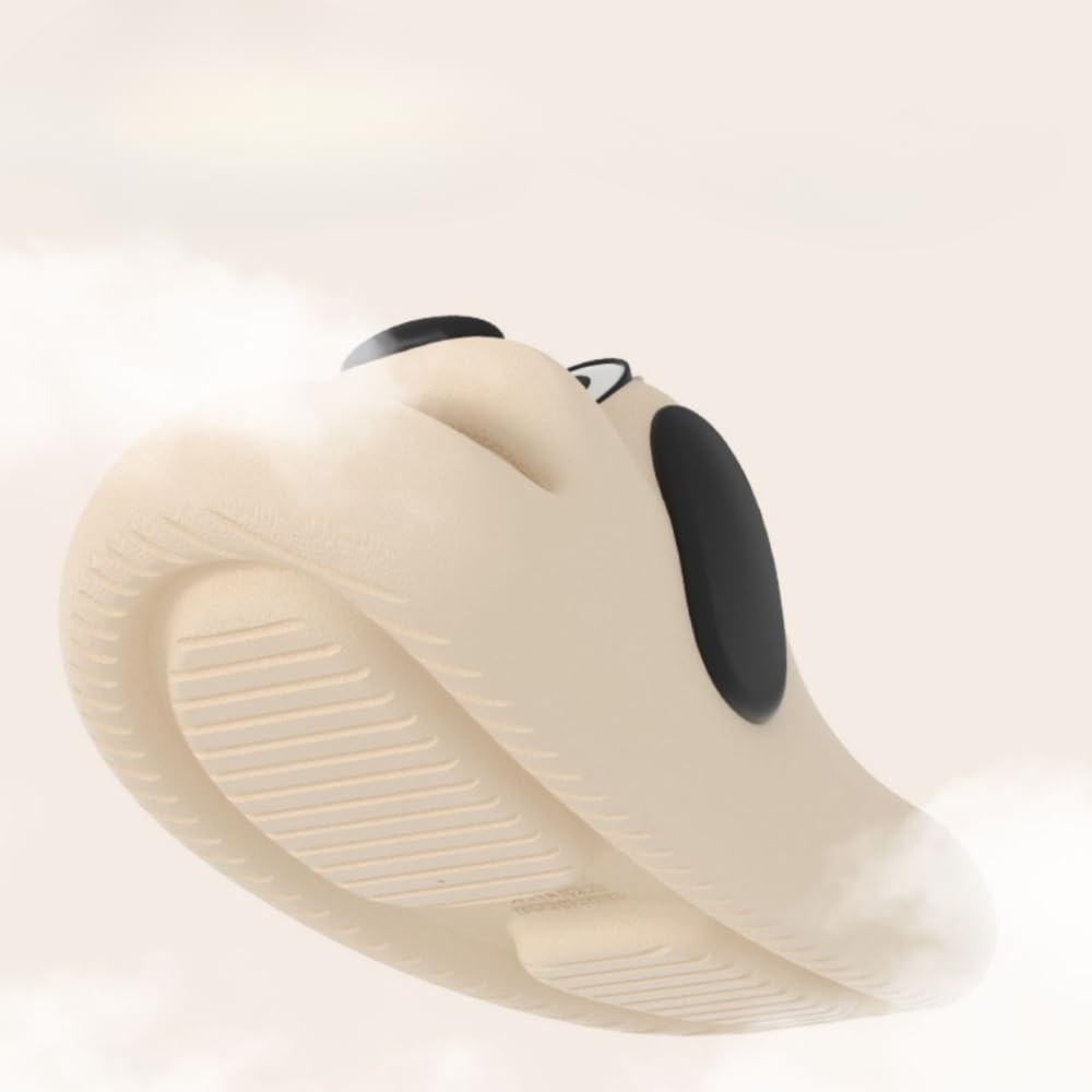 Тапочки NTRUEML Puppy Милые тапочки для ванной Женские летние домашние тапочки Для дома и ванной Для пары, мужские Нескользящие тапочки на лето для улицы, хаки — фото 4
