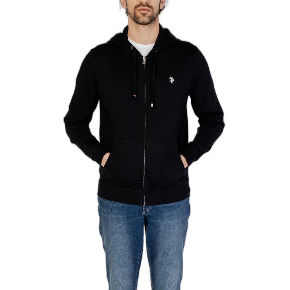 

US POLO ASSN. Хлопковый мужской свитер U.S. POLO ASSN., черный