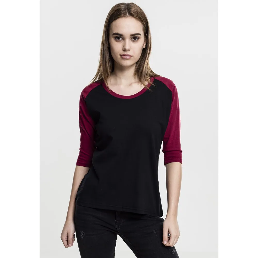 

Футболка Urban Classics S Raglan 2.0 3/4 sleeve, черный
