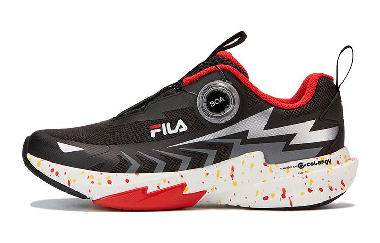 

Кроссовки детские с амортизаторами для подростков FILA KIDS, черный/красный