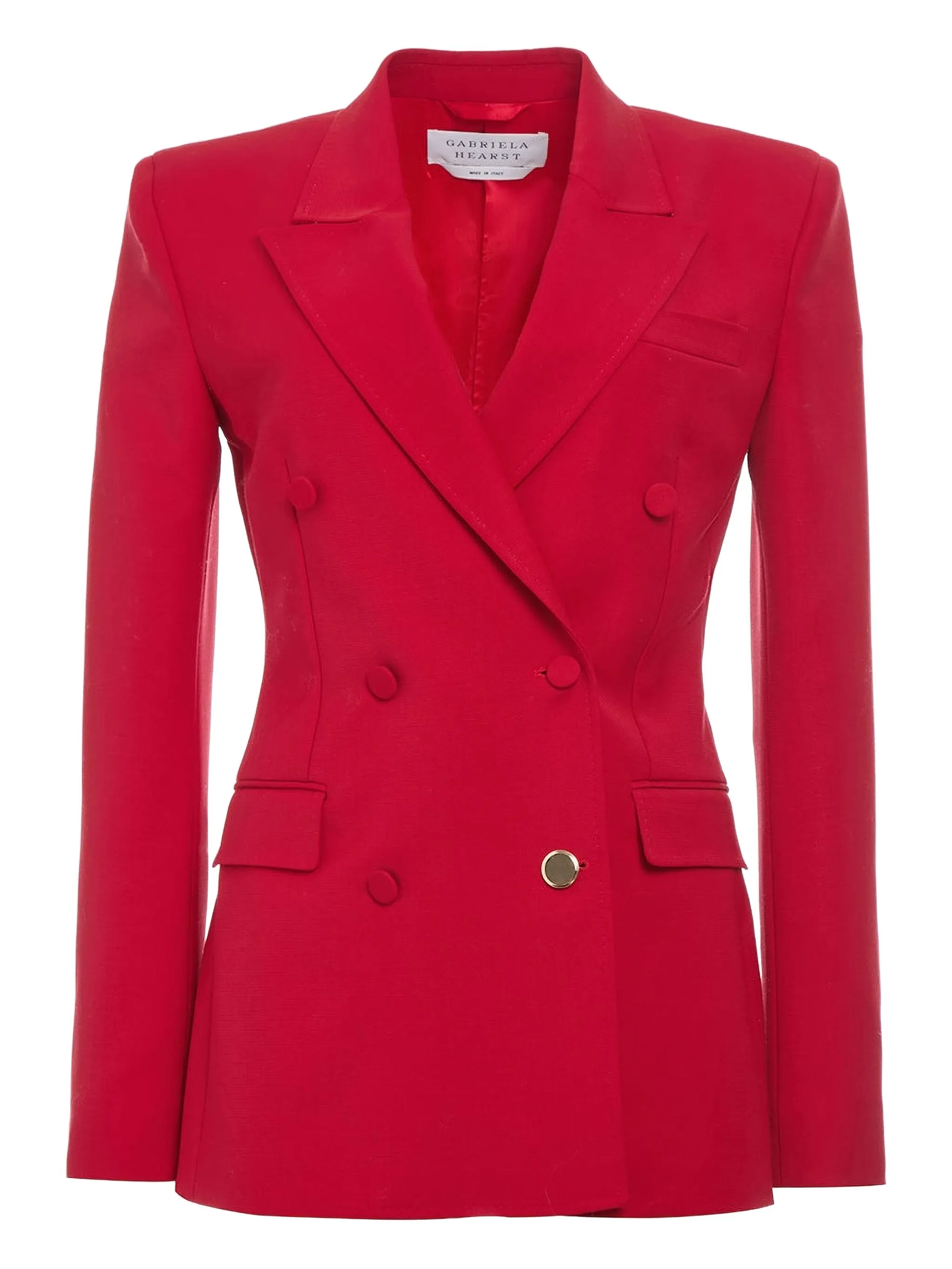 

Двубортный блейзер Gavin Gabriela Hearst, красный