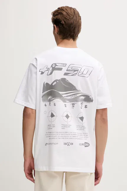 Футболка оверсайз хлопок Adidas Originals, белый