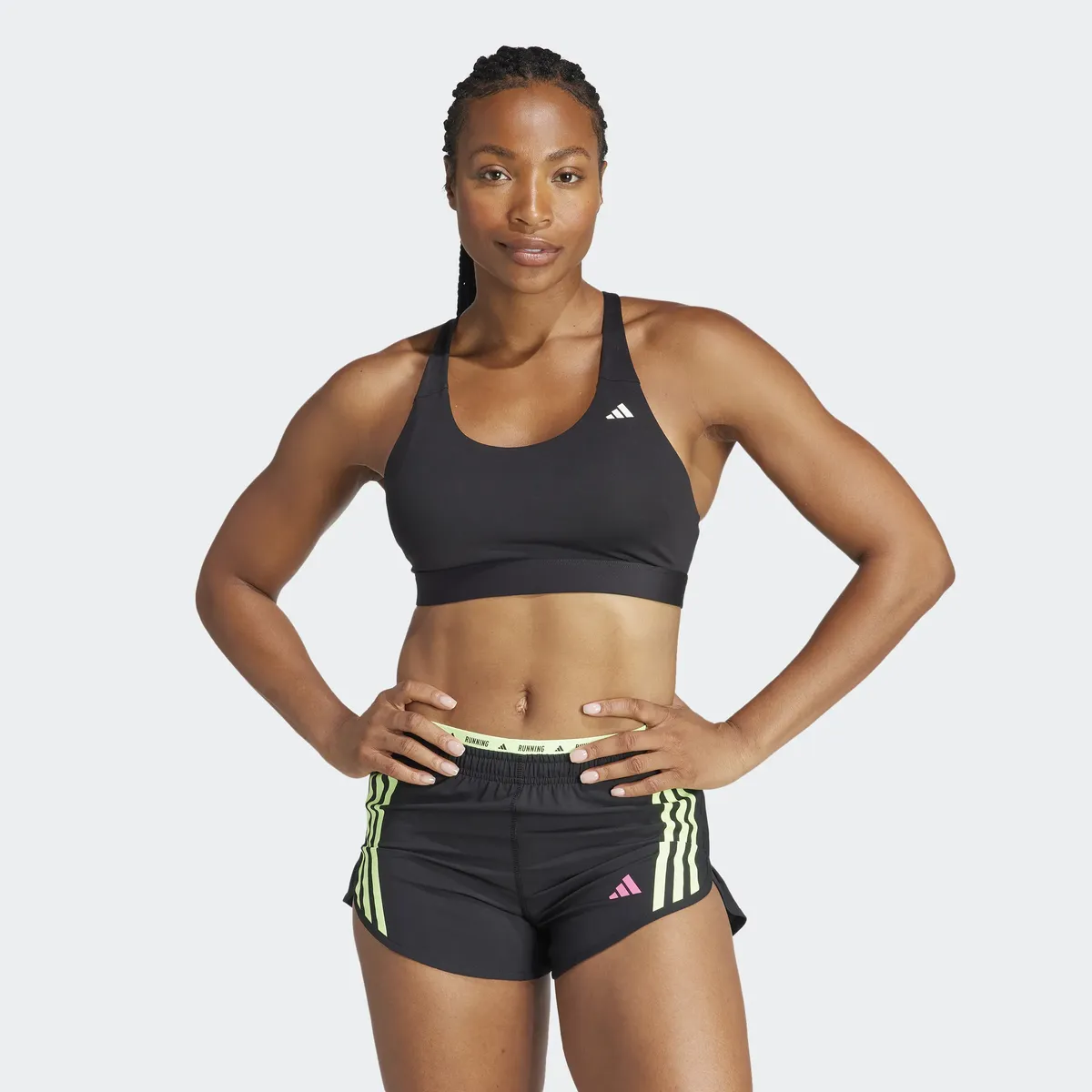 

Спортивный бюстгальтер adidas Performance "ULTIMATE MS BRA", цвет Black / White A/B/C