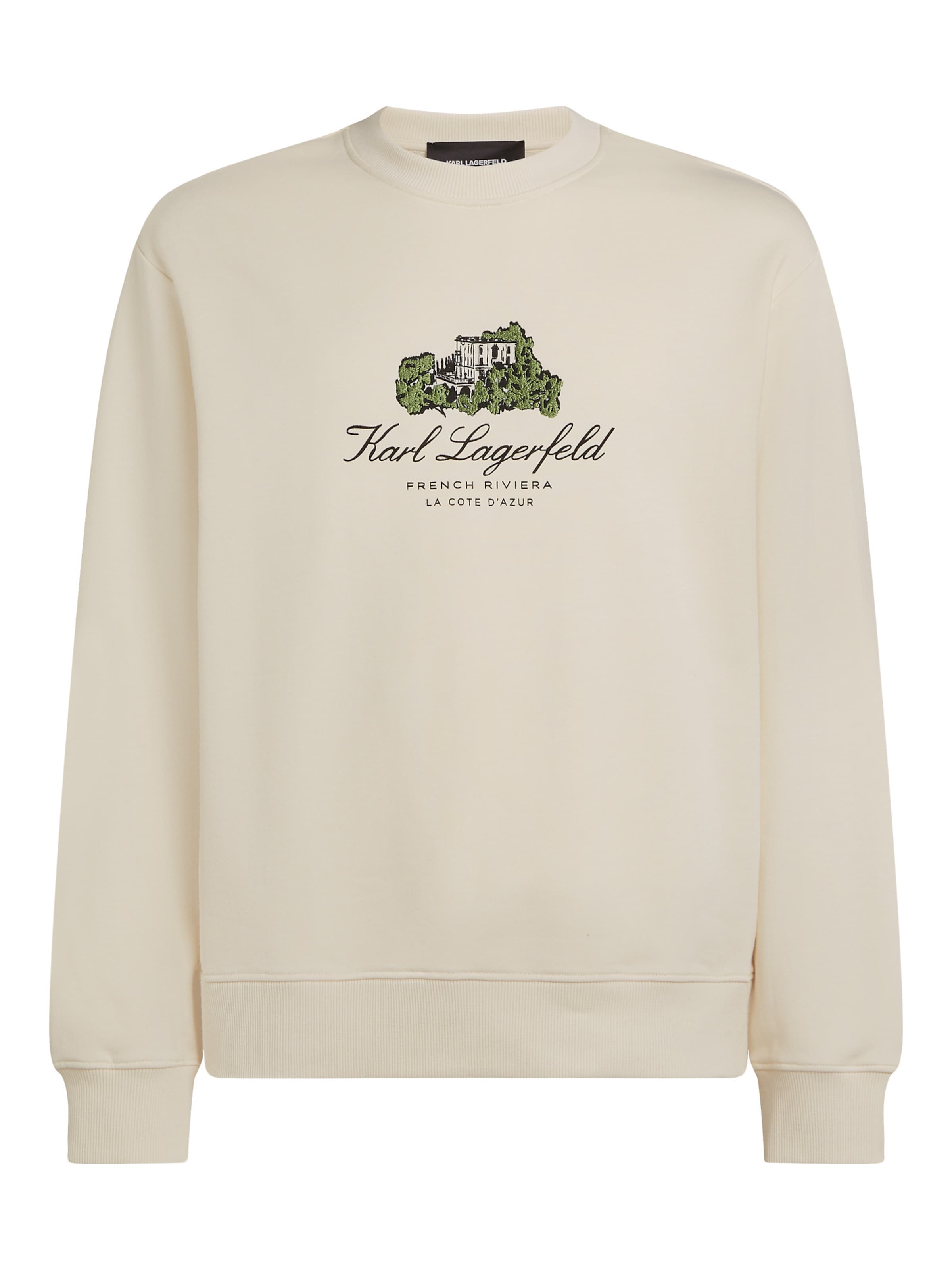 

Karl Lagerfeld Свитшот 'Villa La Vigie' в цвете Cream