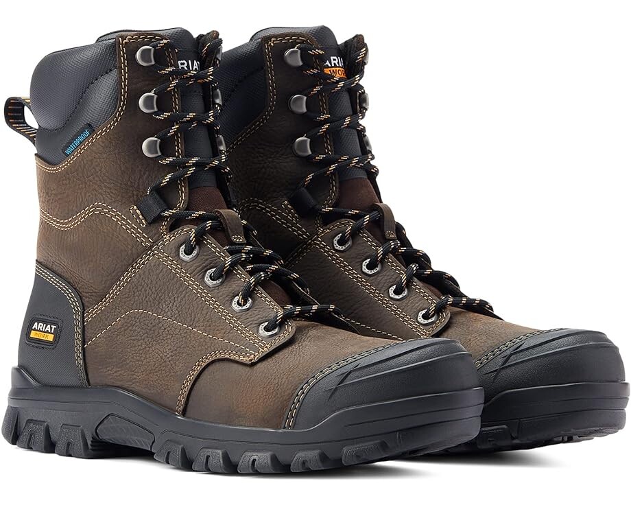 

Ботинки Ariat Treadfast 8" Waterproof Work, цвет Dark Brown