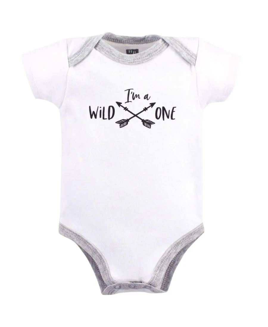 Комплект из пяти хлопковых комбинезонов-боди Hudson Baby, Baby Bear — фото 4