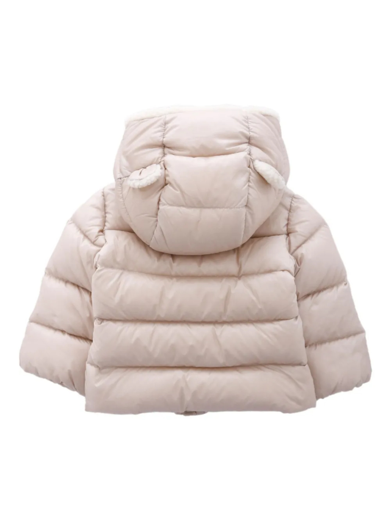 Moncler Enfant стеганая куртка Bluma с капюшоном, нейтральный — фото 2