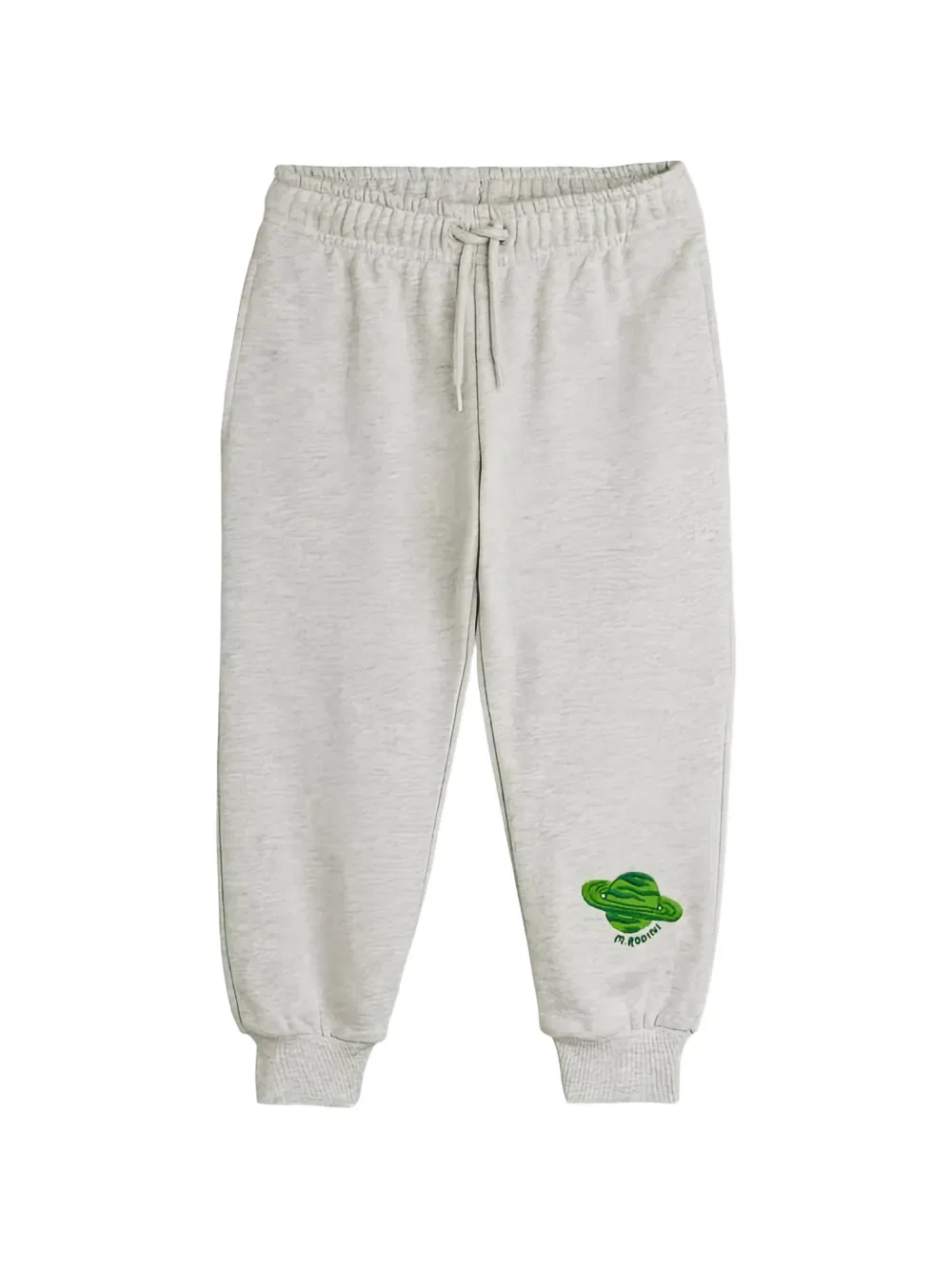 Спортивные брюки с вышивкой Planet Mini Rodini, серый
