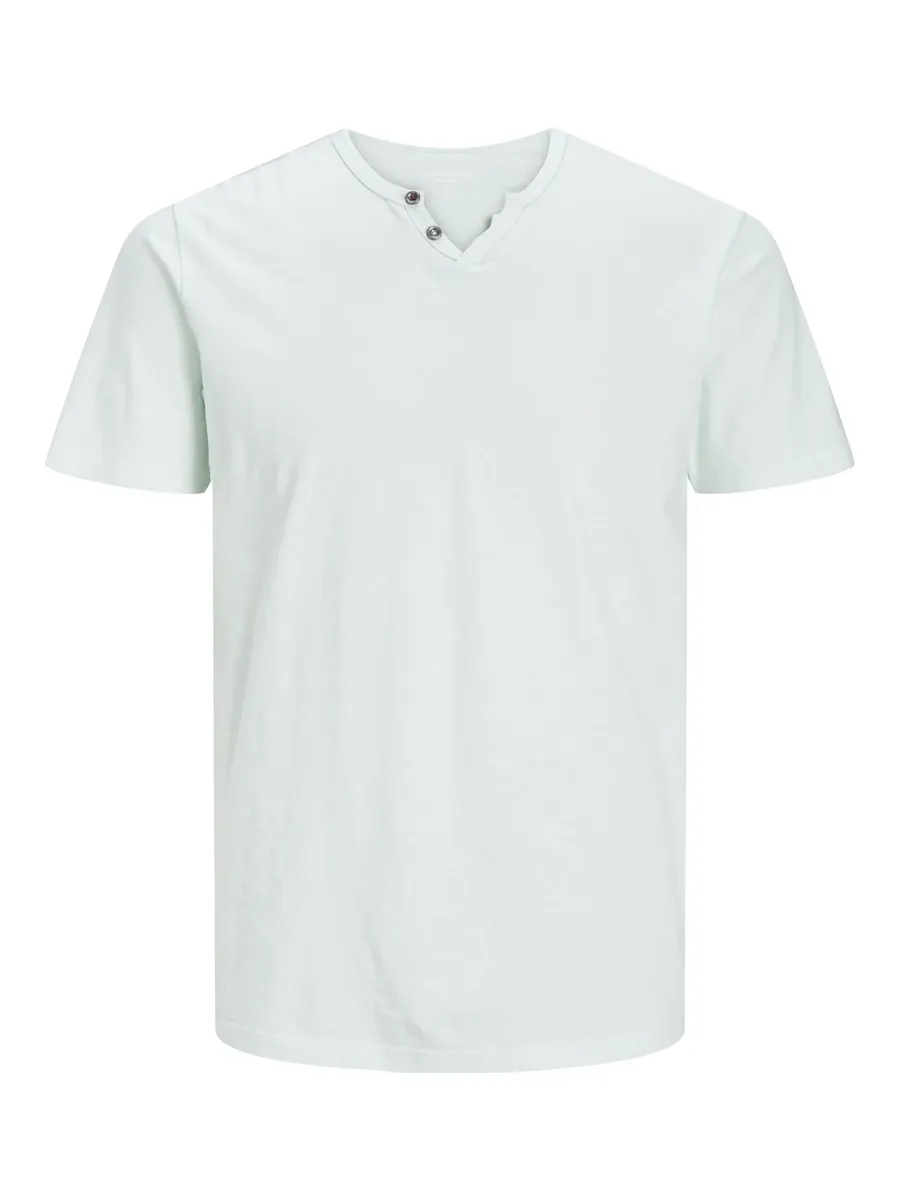 

Футболка Jack & Jones "JJESPLIT NECK TEE SS NOOS", цвет Soothing Sea