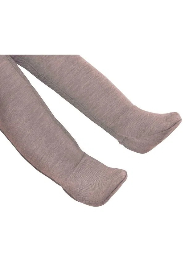 Боди strampler mit füßen, schlafanzug einteiler aus merinowolle, комбинезон для сна Normani Outdoor Sports, Rosa — фото 3