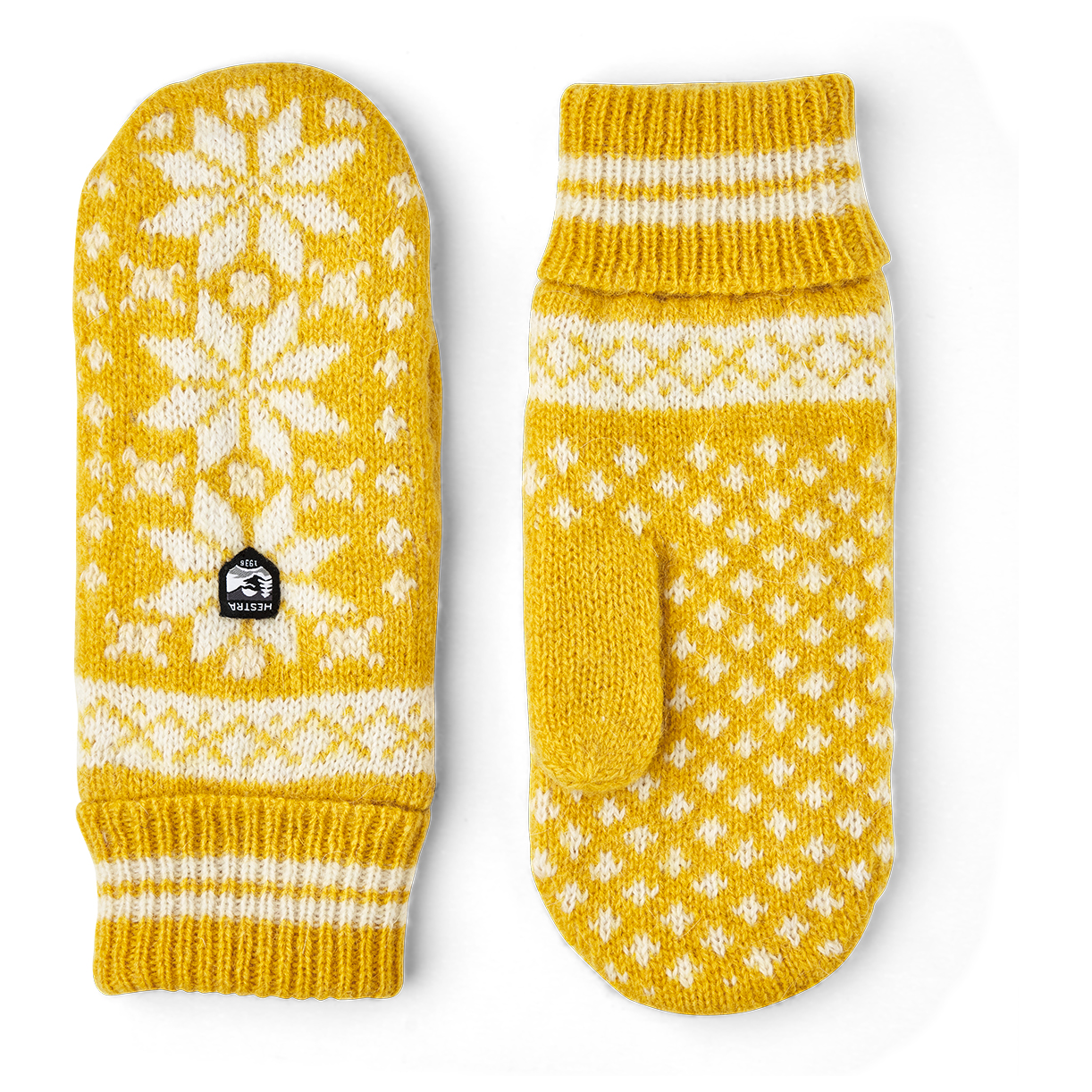 

Перчатки Hestra Isvik Mitt, цвет Mustard/Offwhite