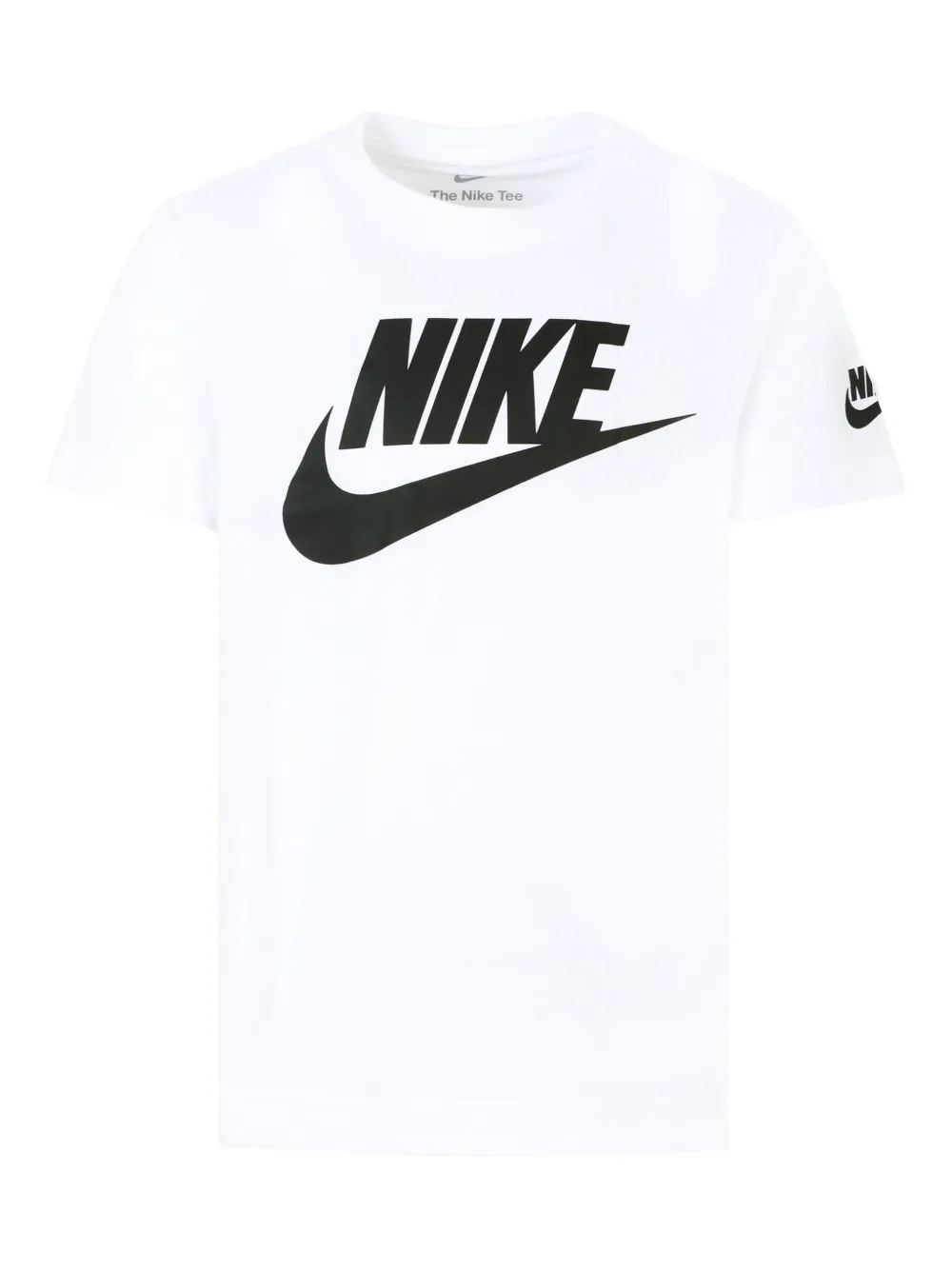 

Футболка с короткими рукавами и принтом логотипа Nike Kids, белый