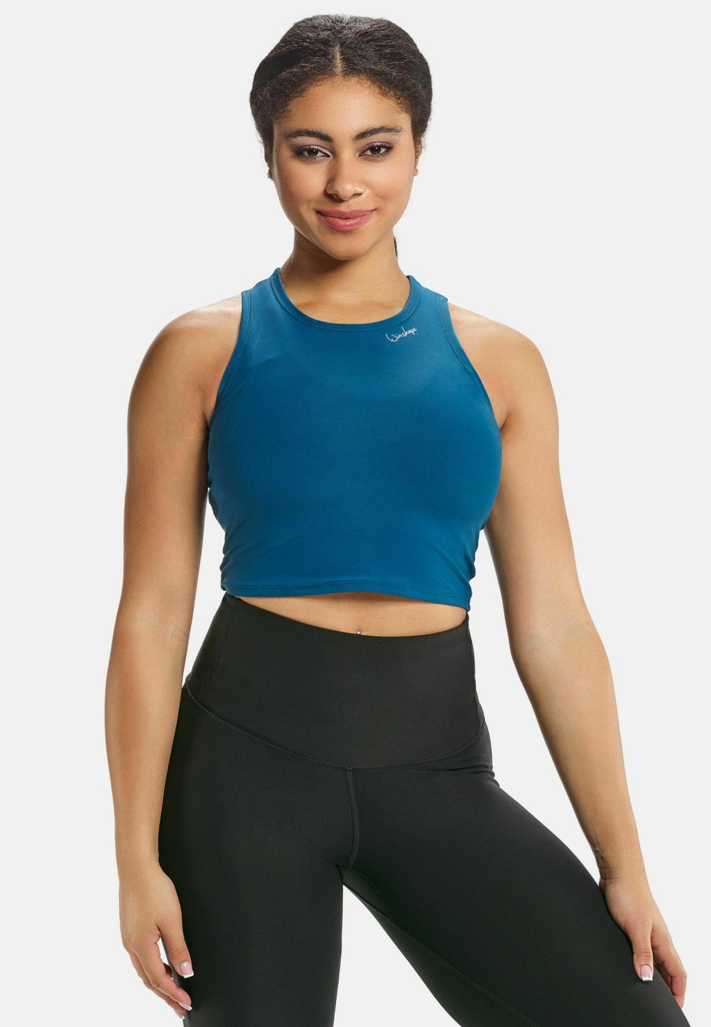 

Топ FUNCTIONAL COMFORT CROPPED TANK Winshape, темно-зеленый