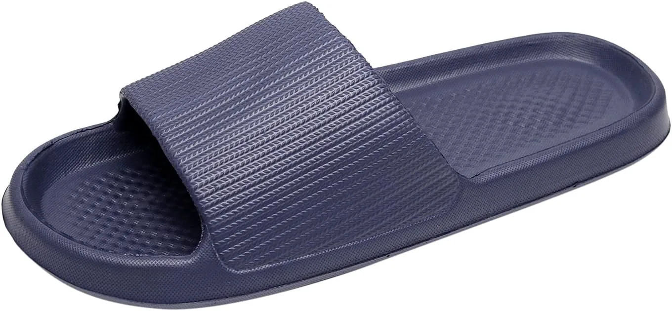 

Generic CsgrFagr Модные пары Мужские тапочки для душа Домашние Нескользящие Дышащие Мягкая подошва Удобные плоские туфли Подарочный набор мужского халата и тапочек (Синий, 9)