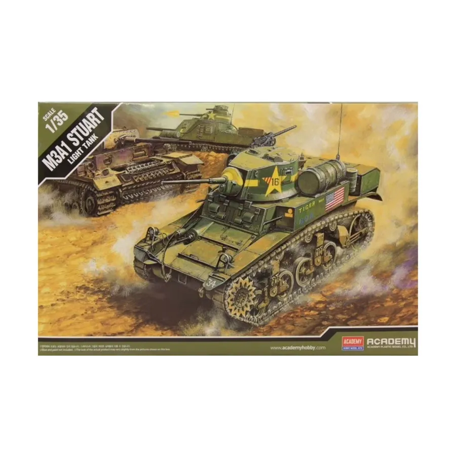 

Легкий танк M3A1 Стюарт, Military Model Kits (1:35) (Academy Hobby)