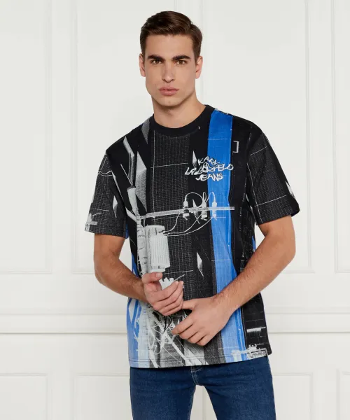 

Футболка Regular fit Karl Lagerfeld Jeans, черный