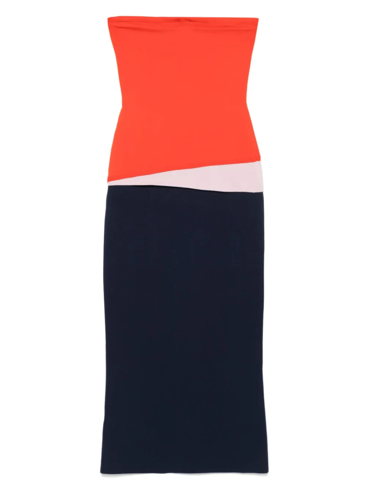 

STAUD платье миди La Serena, оранжевый