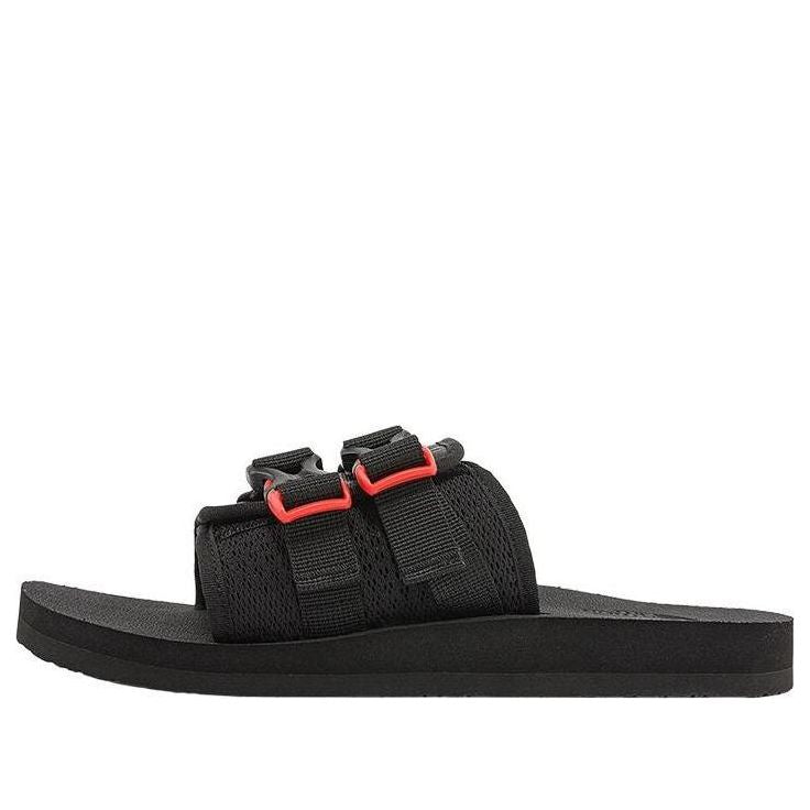 Тапочки (WMNS) THE NORTH FACE Trekking Base Camp Strap Slides 'Black Red' 819W-IH7, черный