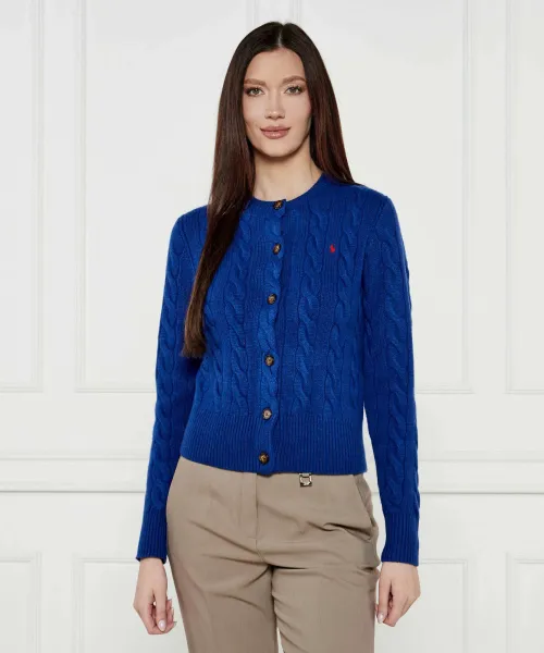 

Шерстяной кардиган Regular fit Polo Ralph Lauren, синий