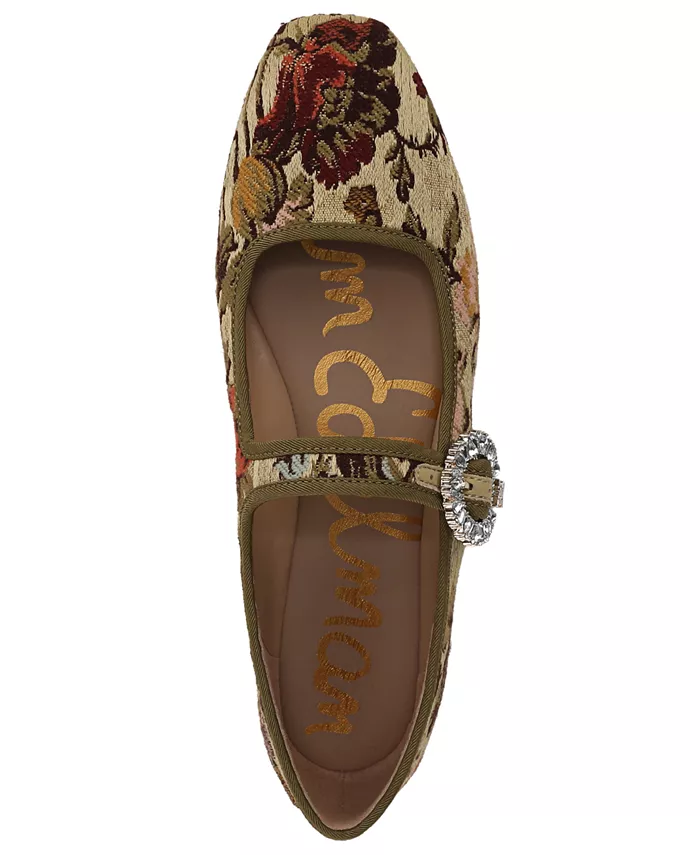 Женские туфли-лодочки Michaela Glow с пряжкой Sam Edelman, коричневый — фото 4