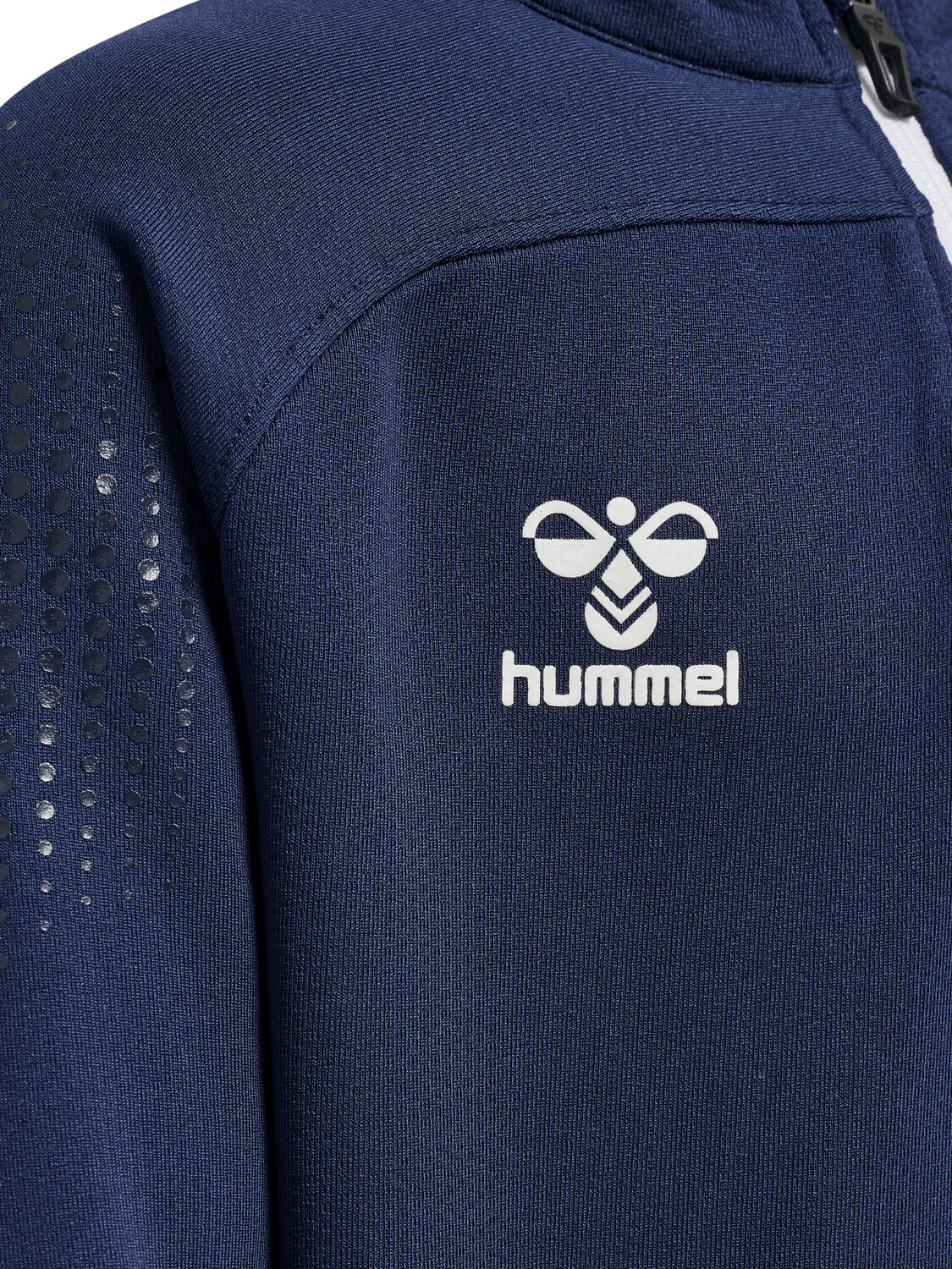 Толстовка Hummel Mit Kurzem Reißverschluss Hmllead Half Zip Kids, морской — фото 3