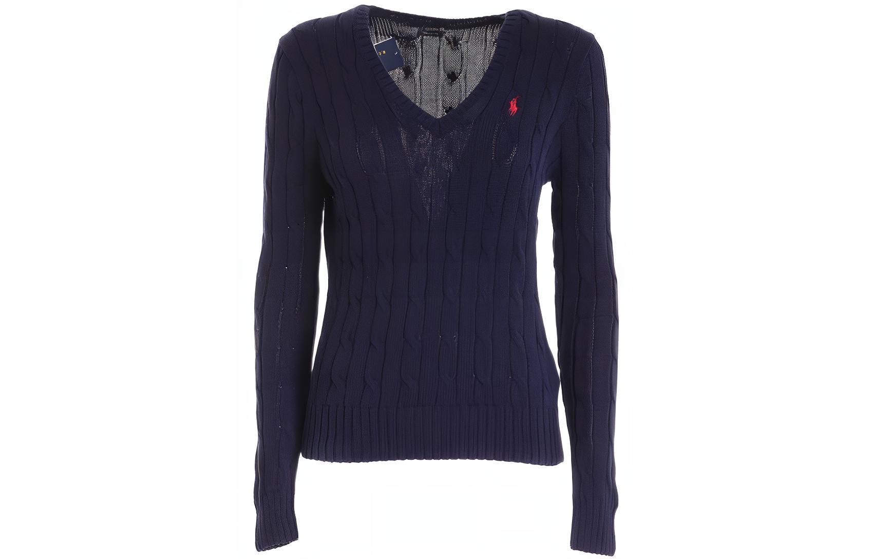 

Свитер SS22 женский голубой Polo Ralph Lauren, синий