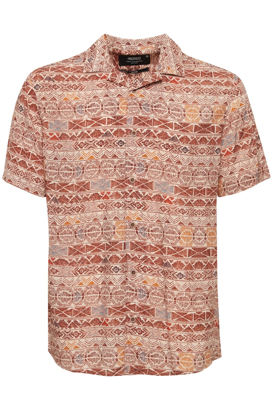 

Рубашка на пуговицах классического кроя INDICODE JEANS Mariol, Auburn/Pueblo