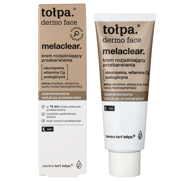

Ночной крем от пигментации, 40 мл Tołpa Dermo face melaclear