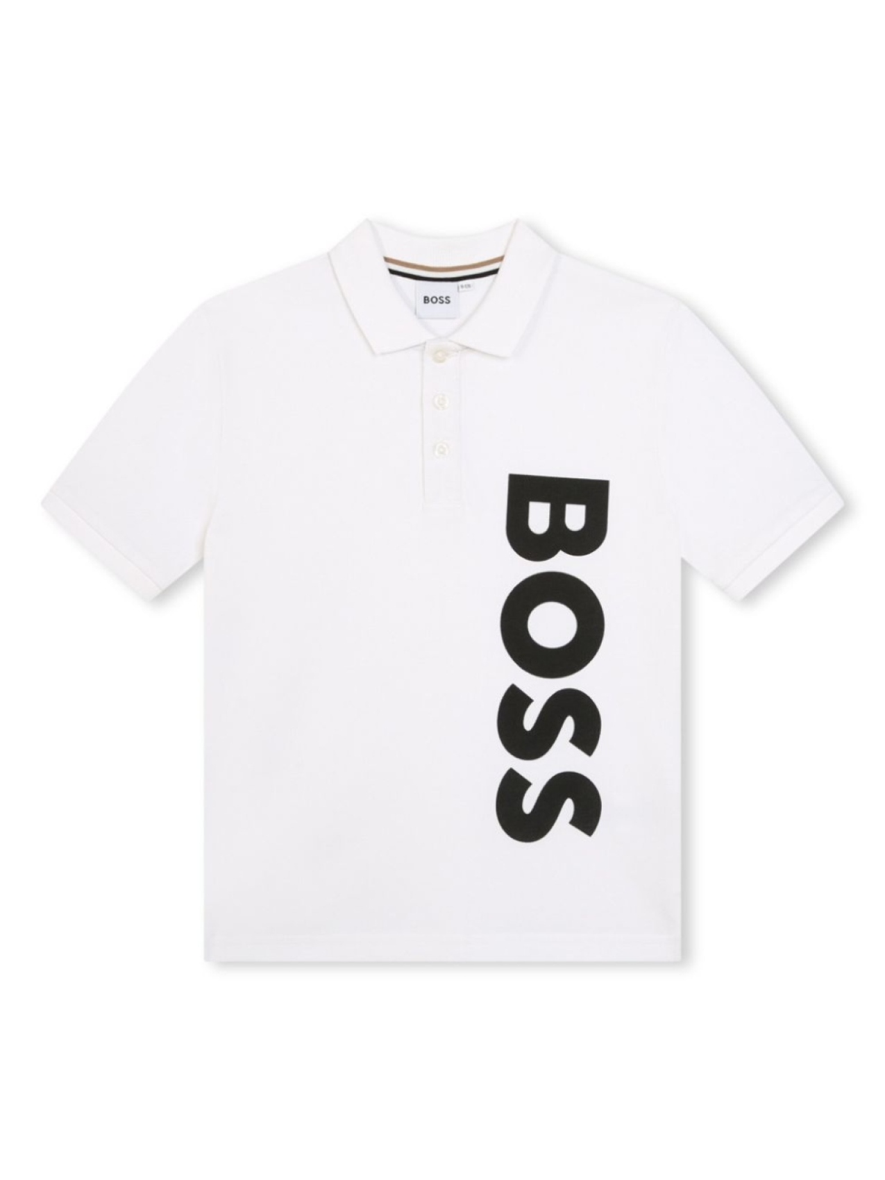 

BOSS Kidswear рубашка поло с логотипом, белый