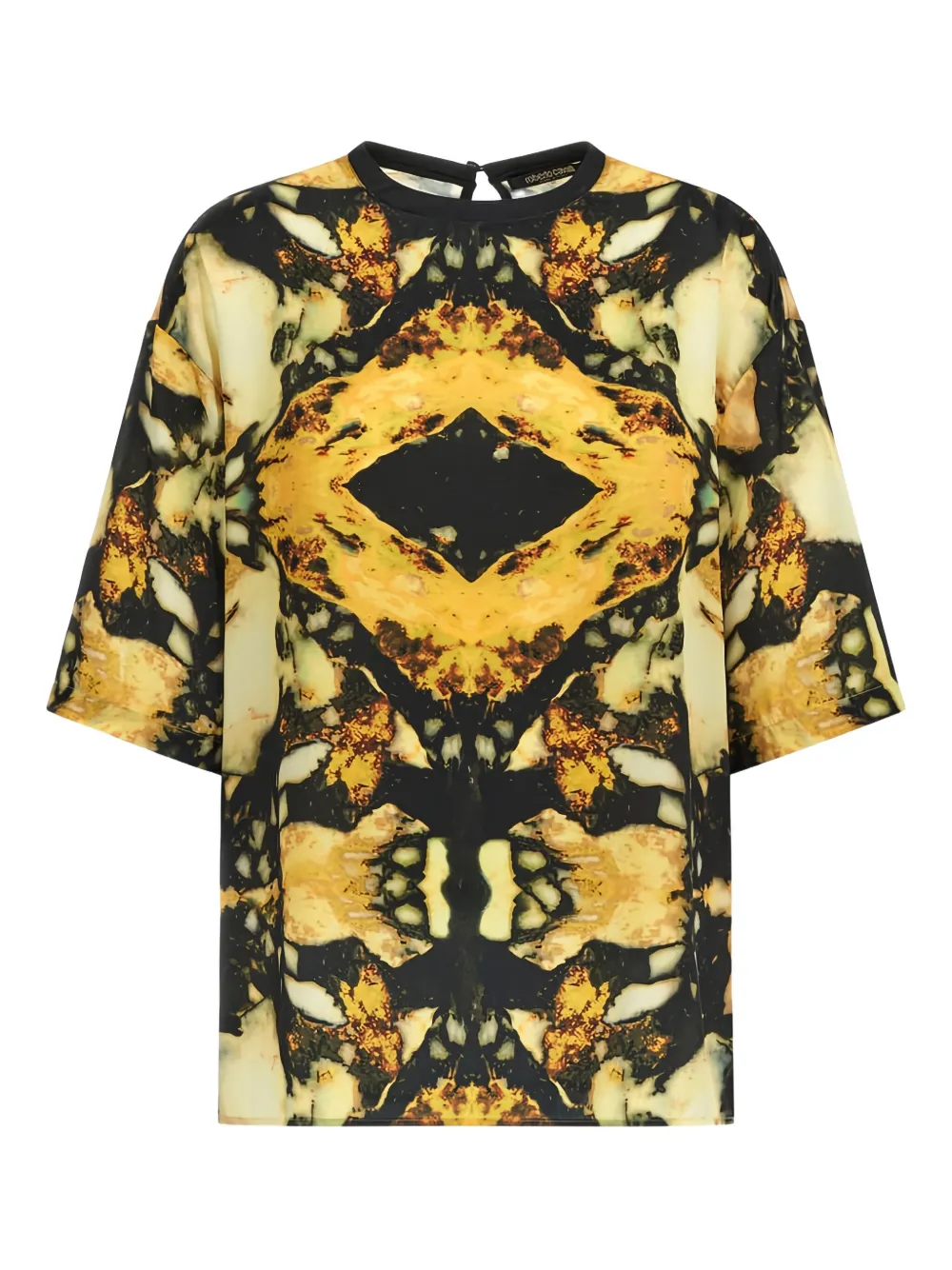 

Футболка с принтом Roberto Cavalli, желтый