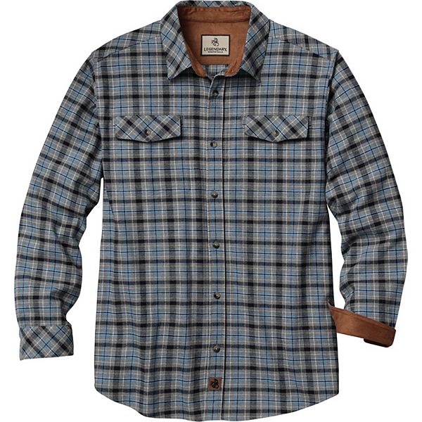 

Мужская легендарная фланелевая рубашка casual с эффектом stretch Legendary Whitetails, Iceberg Lake Plaid