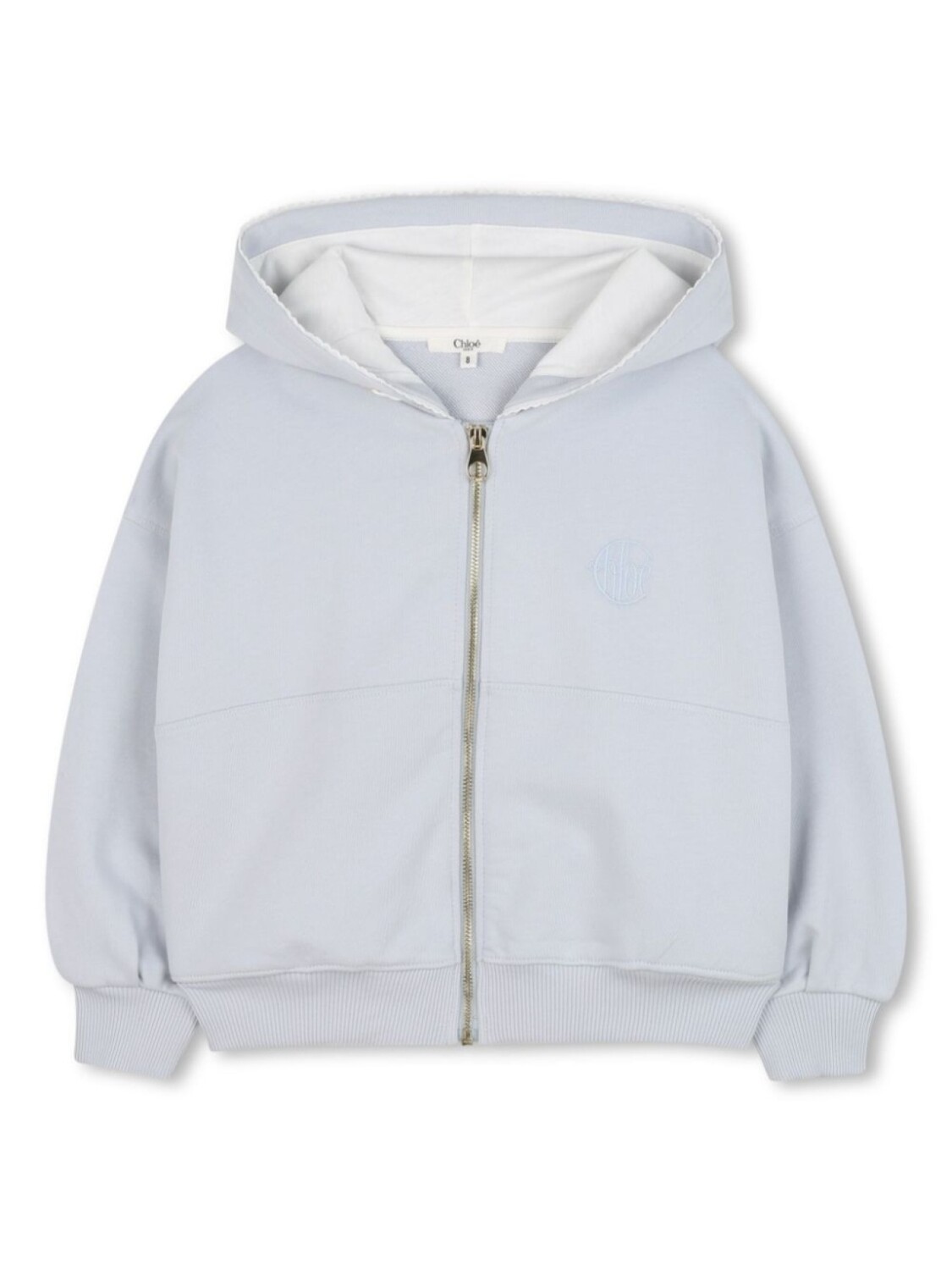 

Толстовка Chloé Kids с застежкой-молнией, синий