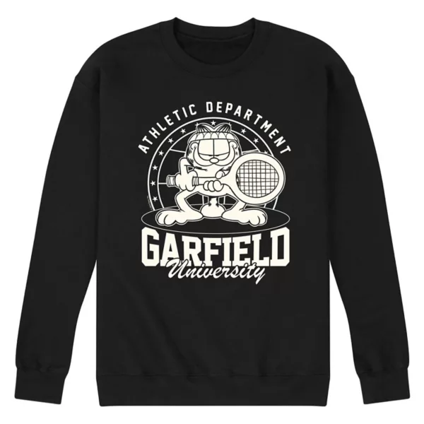 

Мужская флисовая теннисная толстовка Garfield Licensed Character, черный