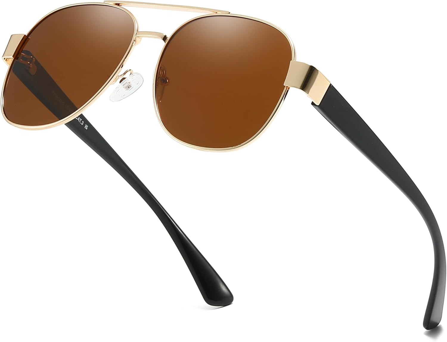 

Поляризованные солнцезащитные очки-авиаторы LVIOE для мужчин и женщин, модные, классические, в стиле ретро, ​​с защитой от УФ-излучения UV400, для вождения, рыбалки, LS1204, A2 Gold Black/Brown