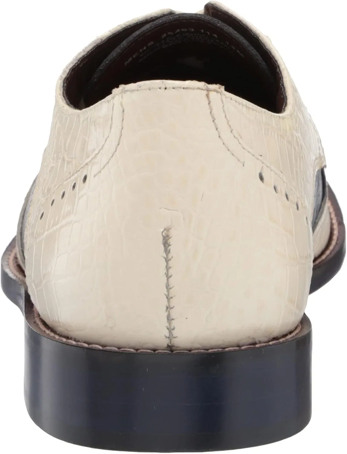 Мужские оксфорды Stacy Adams Ferrara Wingtip, Ivory Dark Blue — фото 3