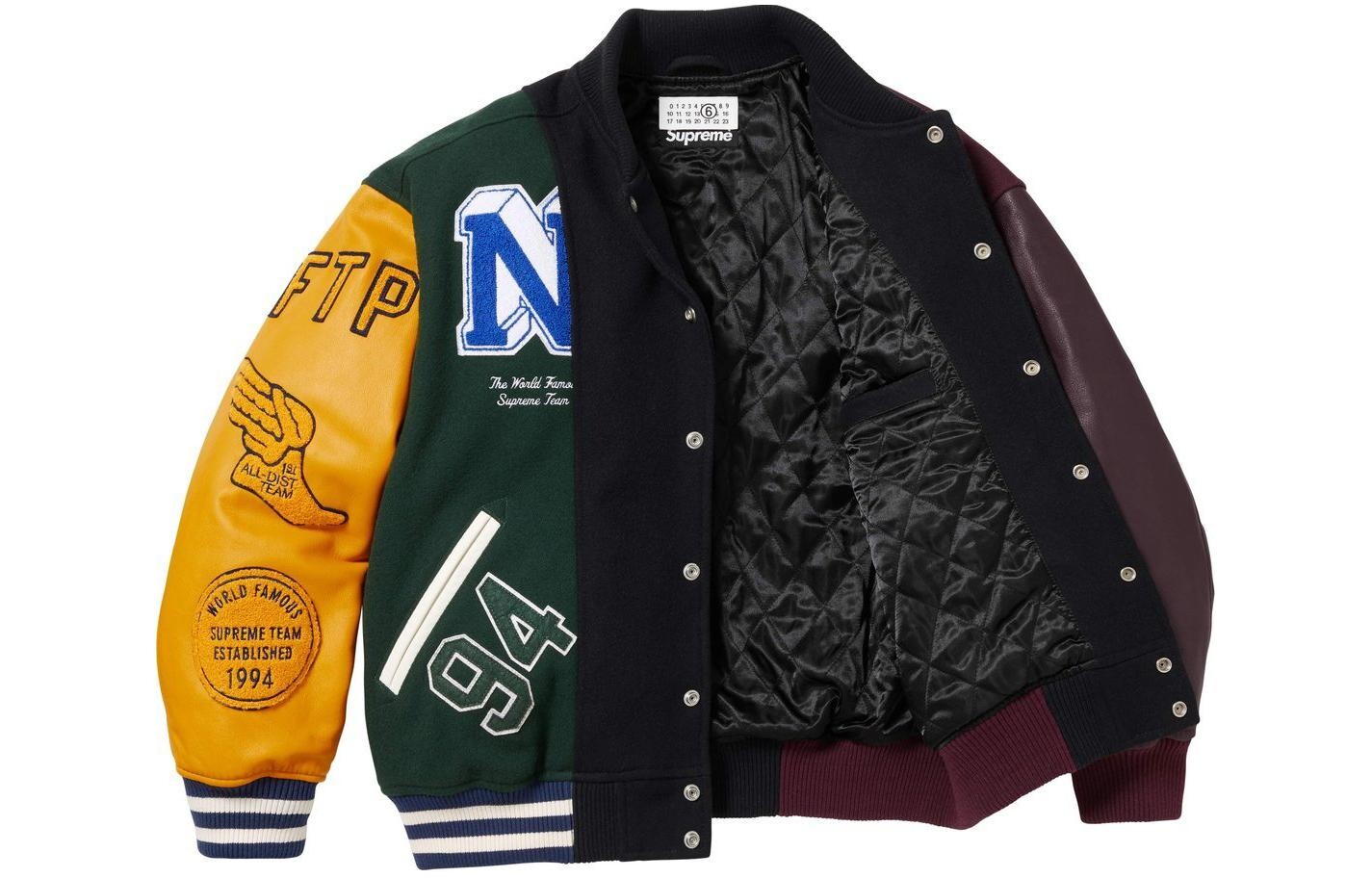 MM6 Maison Margiela Co-brand куртка унисекс многоцветная Supreme, цвет Multicolor — фото 3