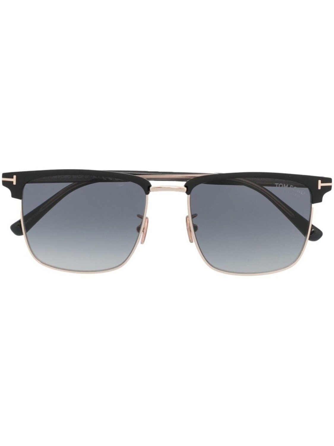 

TOM FORD Eyewear солнцезащитные очки в квадратной оправе, серый